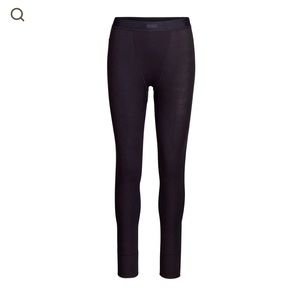 SKIMS cotton rib leggings in Soot